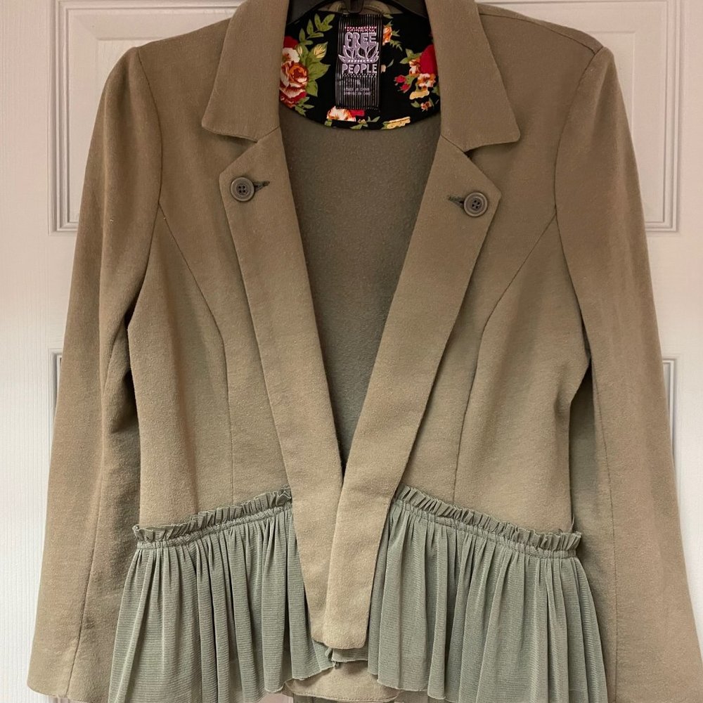 FREE PEOPLE  GRAY JACKET S